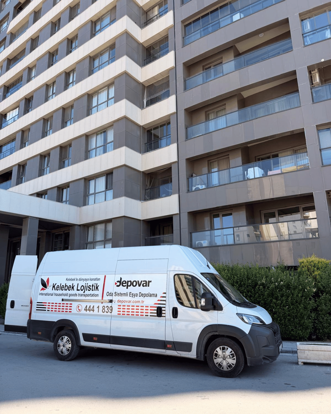 Rezidans ve yüksek katlar için adresten ambalajlı toplama